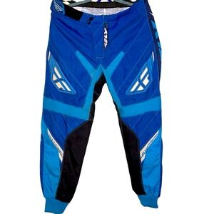 Fly Racing F-16 Men's Blue Motorcycle Race Pants Size 34
